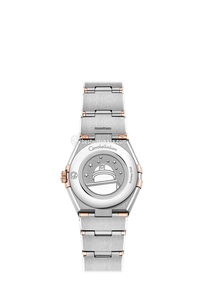 IMG_9085 Omega Constellation Quartz Womens watch Quartz Gold Steel 131.25.25.60.53.002 Replica 2