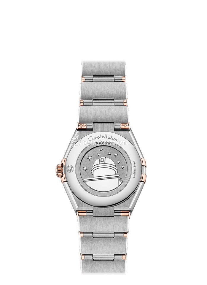 IMG_9085 Omega Constellation Quartz Womens watch Quartz Gold Steel 131.25.28.60.52.001 Replica 2