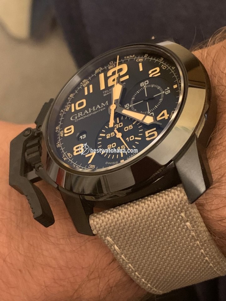 IMG_9085 Graham Chronofighter Oversize Mens watch Unisex Automatic Steel 2CCAU.B02A.T13N Replica 2