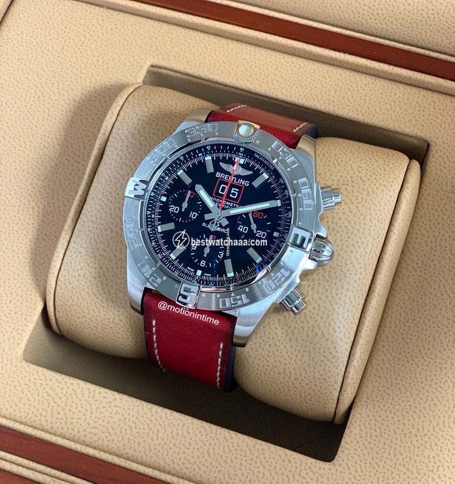 IMG_9085 Breitling Blackbird Mens watch Unisex Automatic Steel A4436010 BB71-379A Replica 2