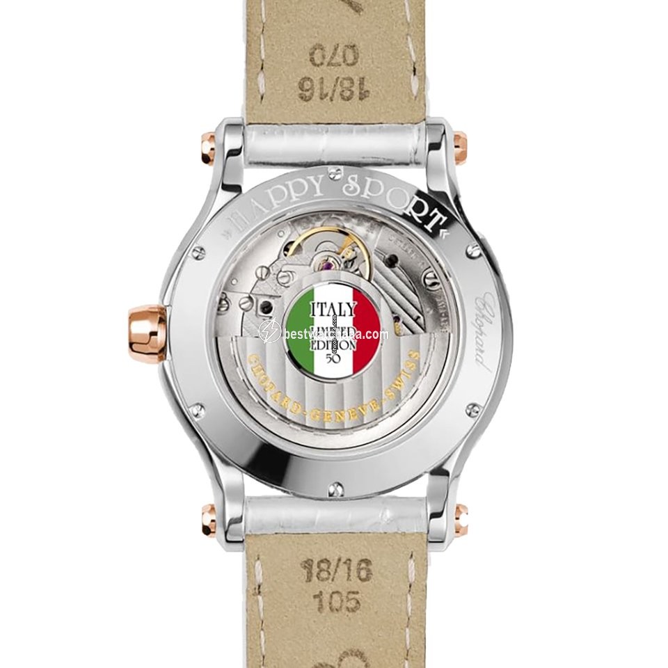 IMG_9085 Chopard Happy Sport Womens watch Automatic Gold Steel 278559-6020 Replica 2