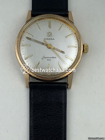 IMG_9085 Omega Seamaster Mens watch Unisex Manual winding Gold Steel 135.012 Replica 2