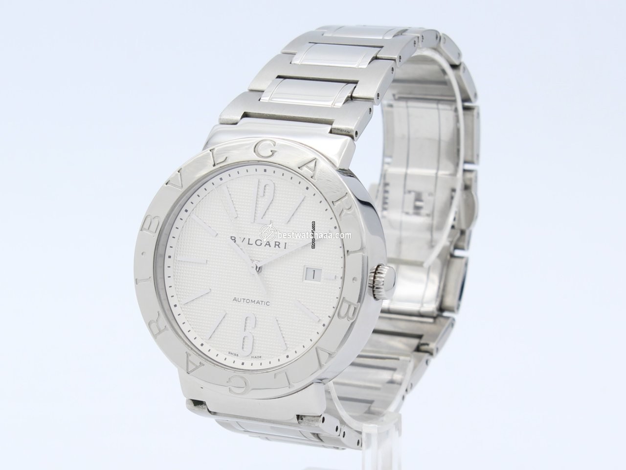 IMG_9085 Bulgari Bulgari Mens watch Unisex Automatic Steel BB 42 Replica 2