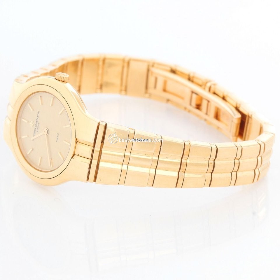 IMG_9085 Vacheron Constantin Womens watch Quartz Yellow gold 16010 Replica 2