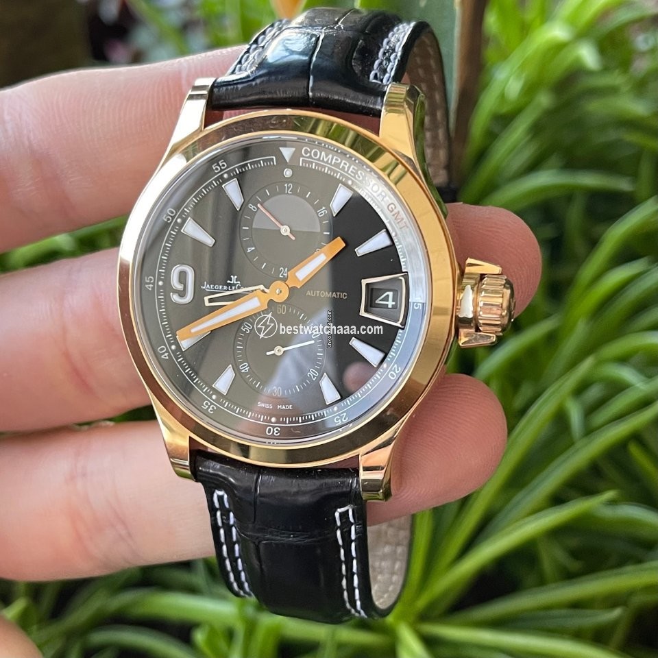 IMG_9085 Jaeger-LeCoultre Master Compressor GMT Mens watch Unisex Automatic Rose gold Q1732441 Replica 2