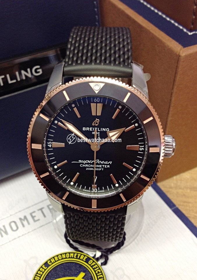 IMG_9085 Breitling Superocean Heritage Mens watch Unisex Automatic Gold Steel UB2030121B1S1 Replica 2