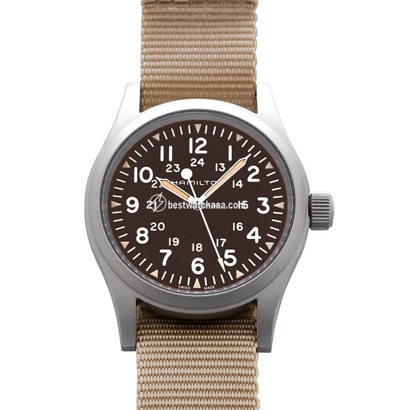 IMG_9085 Hamilton Khaki Field Mens watch Unisex Manual winding Steel H69439901 Replica 2