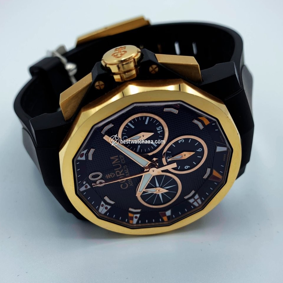 IMG_9085 Corum Admirals Cup Mens watch Unisex Automatic Rose gold 986.694.55.0371.CG12 Replica 2