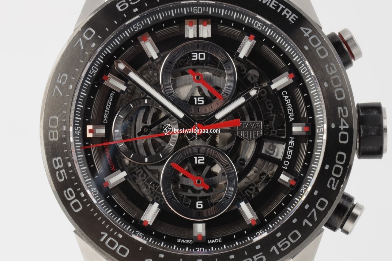 IMG_9085 TAG Heuer Carrera Calibre HEUER 01 Mens watch Unisex Automatic Steel CBG2A10.FT168 Replica 2