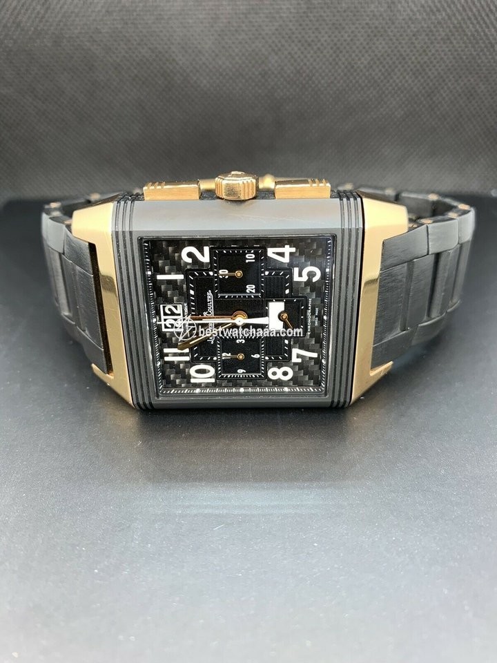 IMG_9085 Jaeger-LeCoultre Reverso Squadra World Chronograph Mens watch Unisex Automatic Red gold JLQ702L67P Replica 2