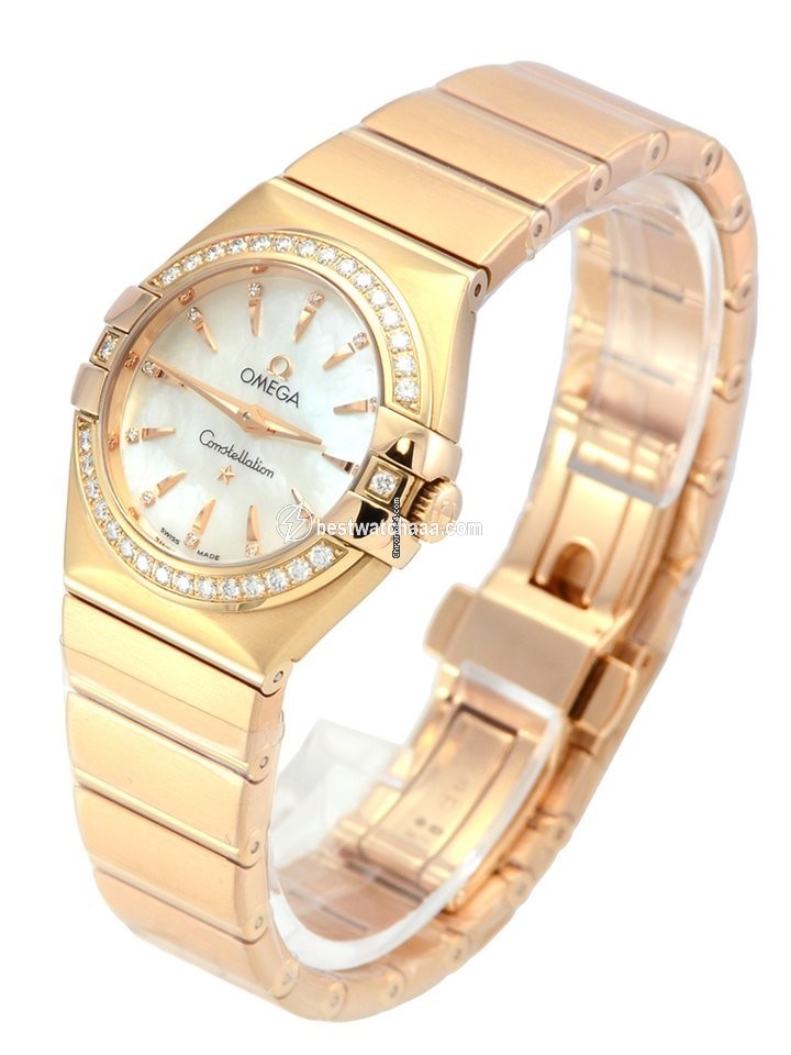 IMG_9085 Omega Constellation Quartz Womens watch Quartz Rose gold 123.55.27.60.55.002 Replica 2