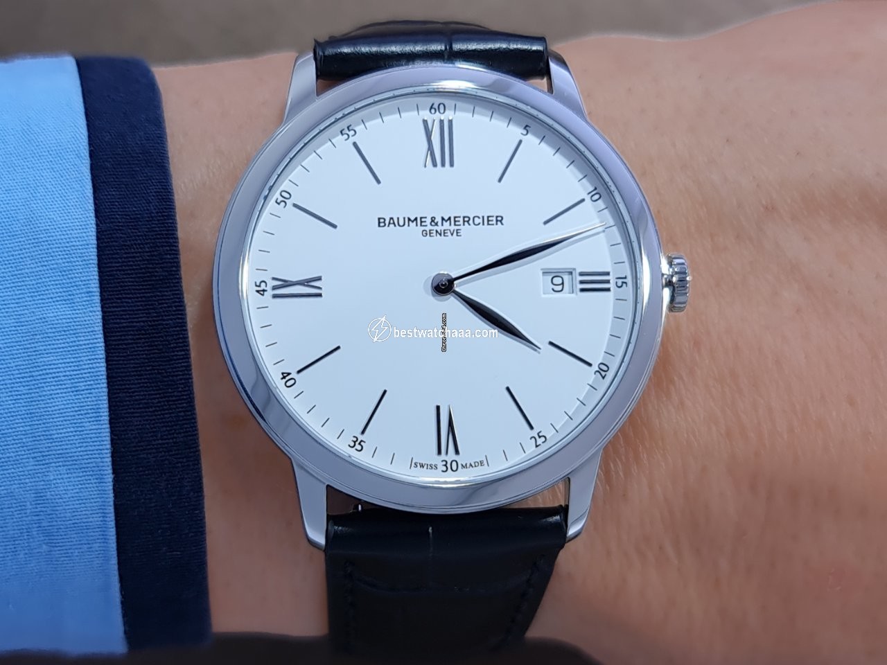 IMG_9085 Baume & Mercier Classima Mens watch Unisex Quartz Steel M0A10323 Replica 2