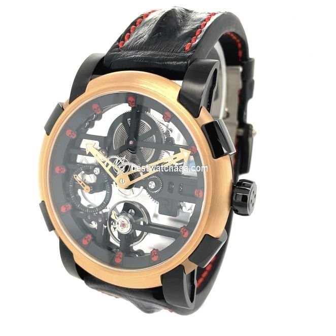 IMG_9085 Romain Jerome Moon-DNA Mens watch Unisex Manual winding Gold Steel RJ.M.AU.031.03 Replica 2