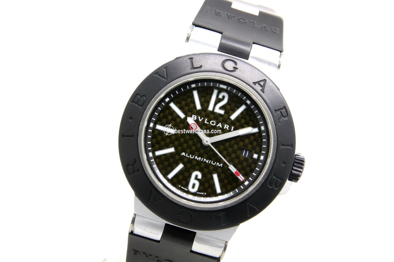 IMG_9085 Bulgari Diagono Mens watch Unisex Automatic Aluminum AL44TA Replica 2
