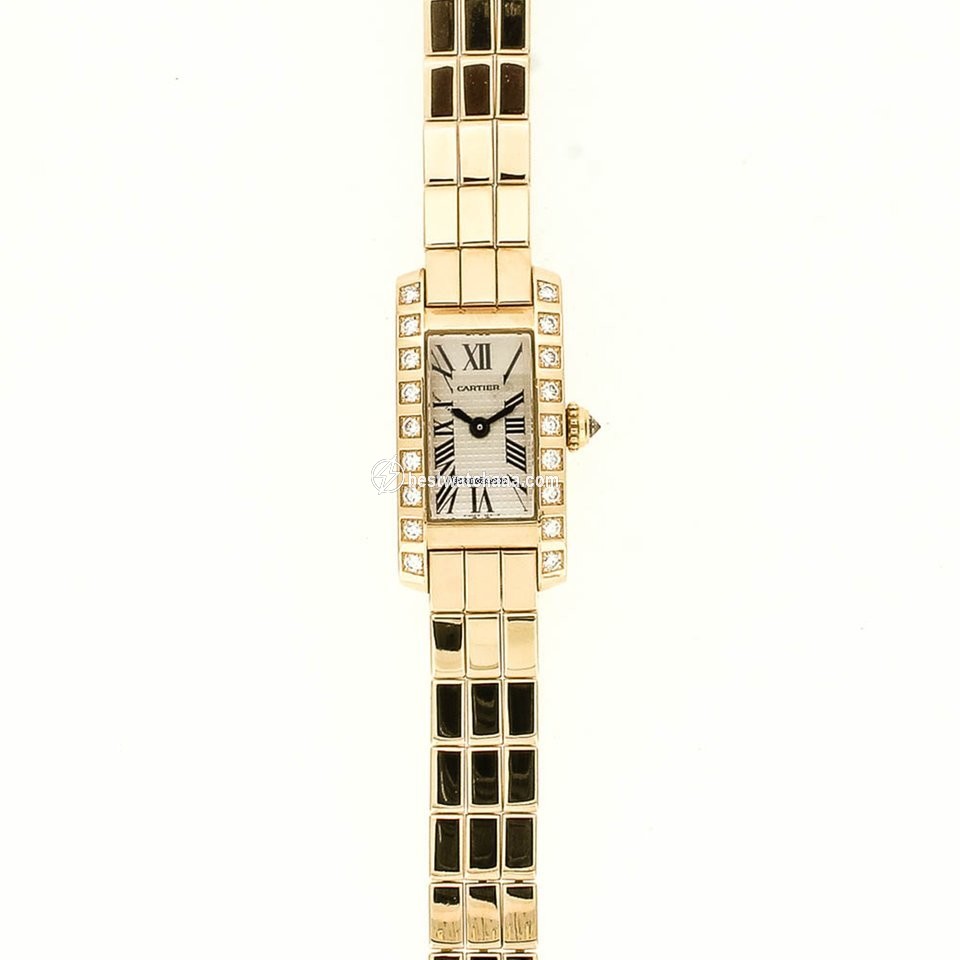 IMG_9085 Cartier Lanieres Womens watch Quartz Yellow gold 2562 Replica 2