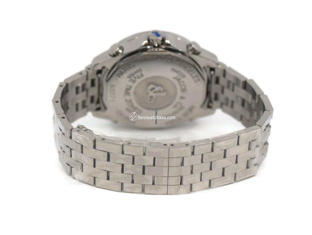 IMG_9085 Jacob & Co. Five Time Zone Mens watch Unisex Quartz Steel JCM-58DA Replica 2