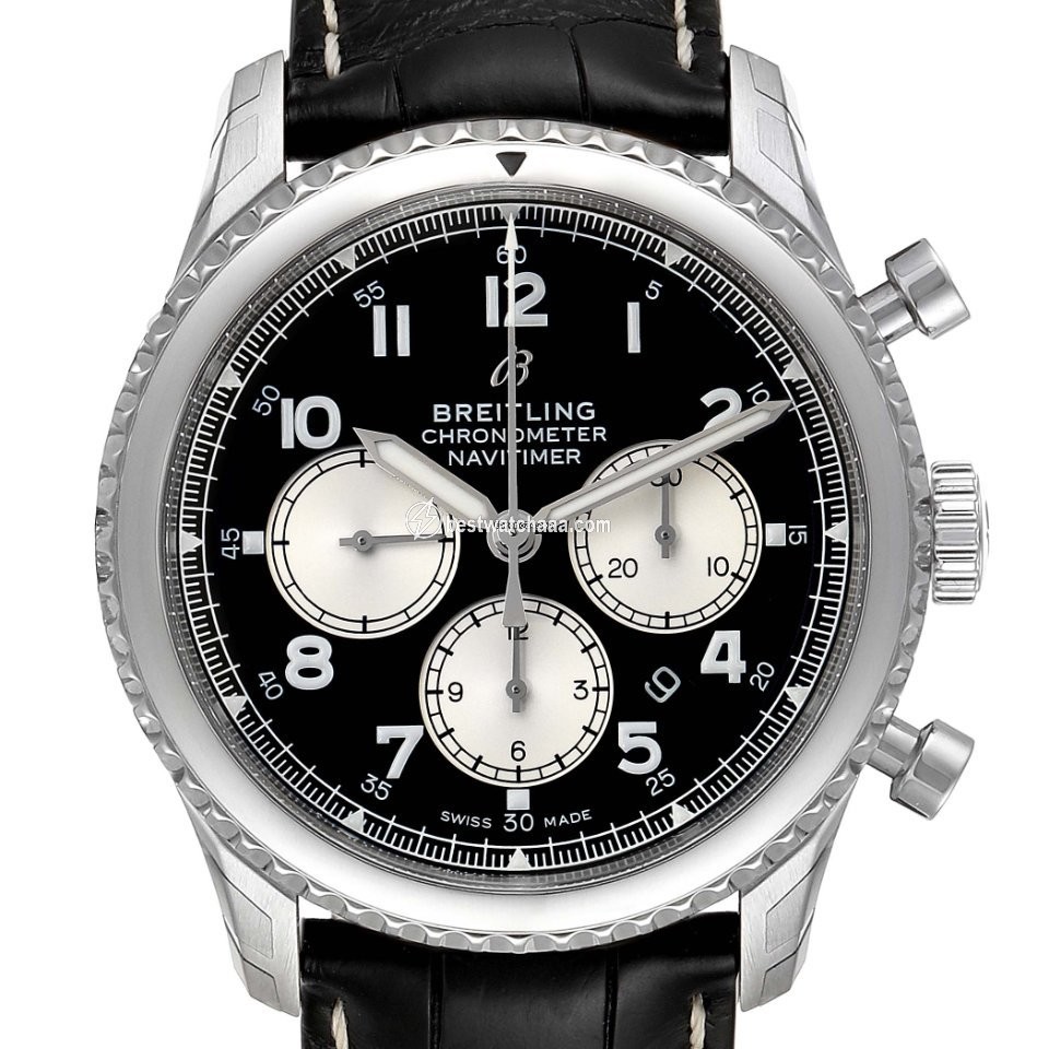 IMG_9085 Breitling Aviator 8 Mens watch Unisex Automatic Steel AB0117131B1P1 Replica 2