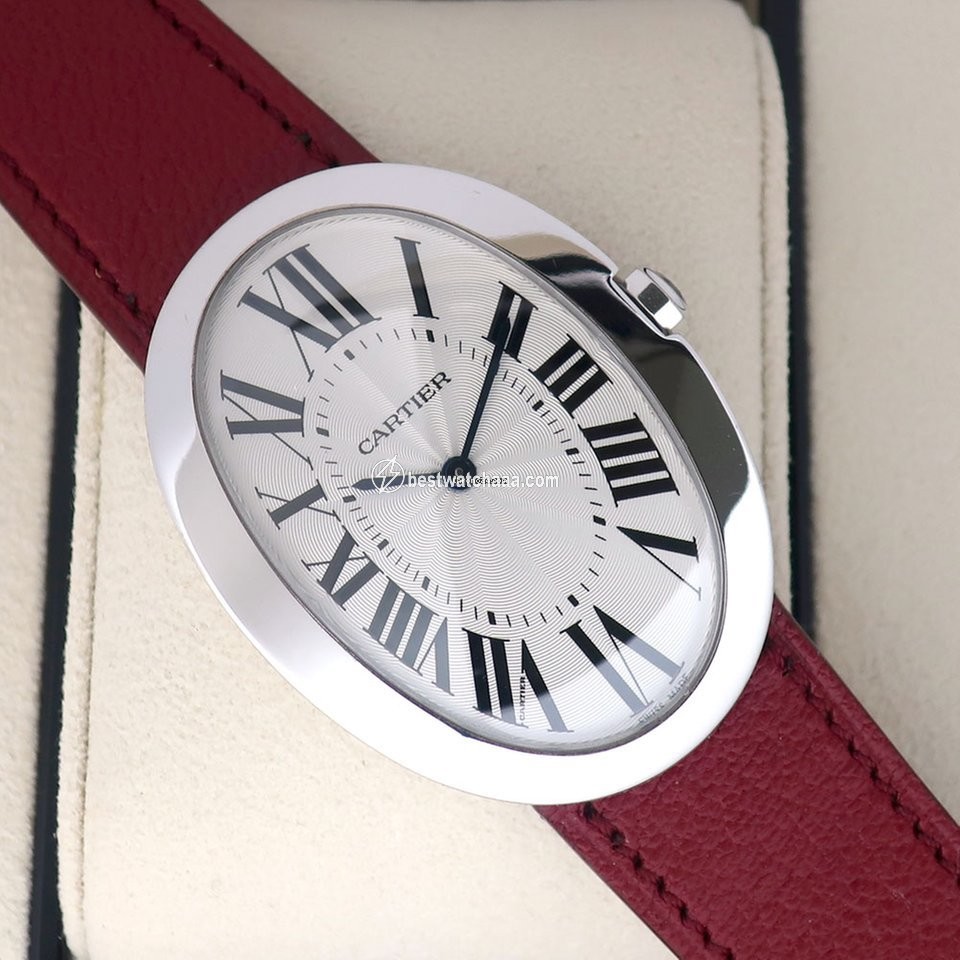 IMG_9085 Cartier Baignoire Mens watch Unisex Manual winding White gold W8000001 Replica 2