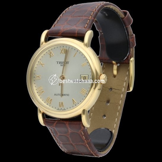 IMG_9085 Tissot Carson Mens watch Unisex Automatic Yellow gold T0854073601100 Replica 2