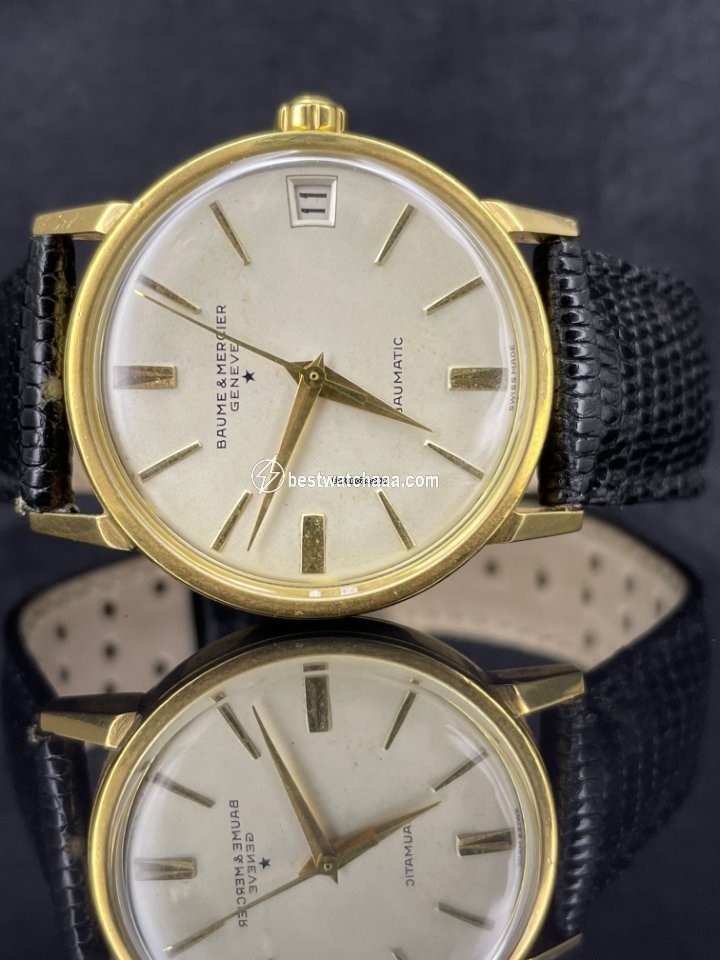 IMG_9085 Baume & Mercier Mens watch Unisex Automatic Yellow gold 3158 Replica 2