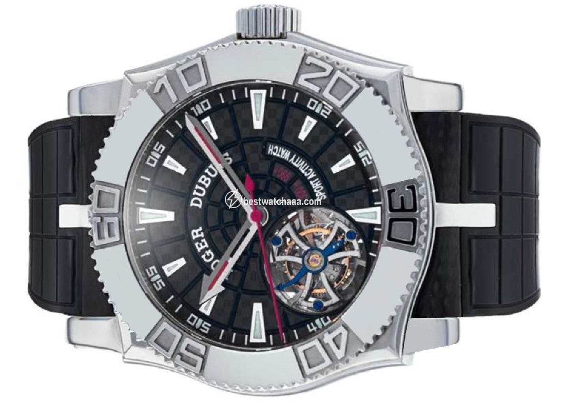IMG_9085 Roger Dubuis Easy Diver Mens watch Unisex Manual winding Steel SE4802 9 0K9.53 Replica 2