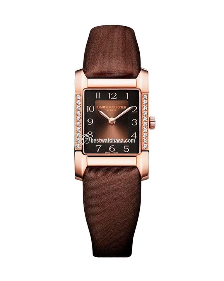 IMG_9085 Baume & Mercier Hampton Womens watch Quartz Rose gold M0A10093 Replica 2