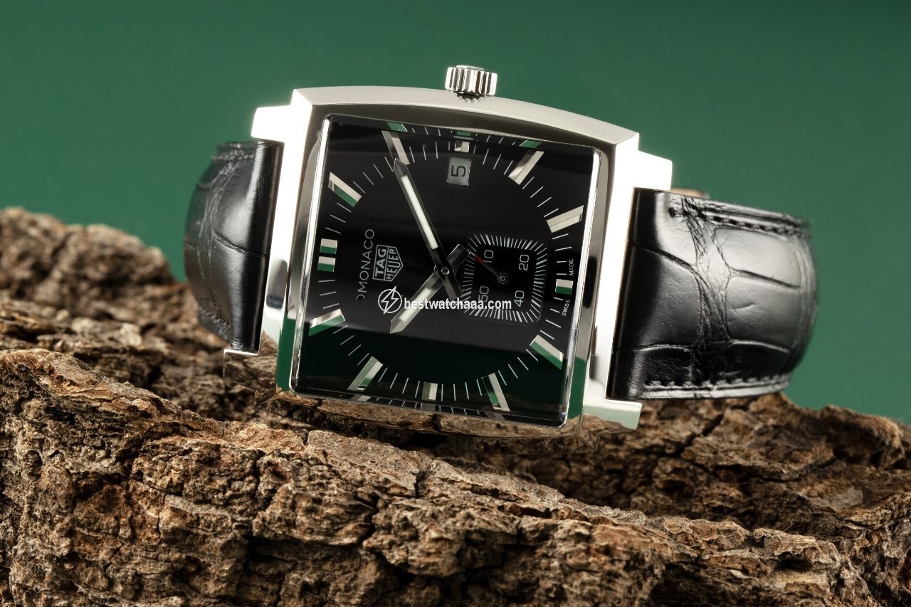 IMG_9085 TAG Heuer Monaco Lady Mens watch Unisex Quartz Steel WAW131A Replica 2