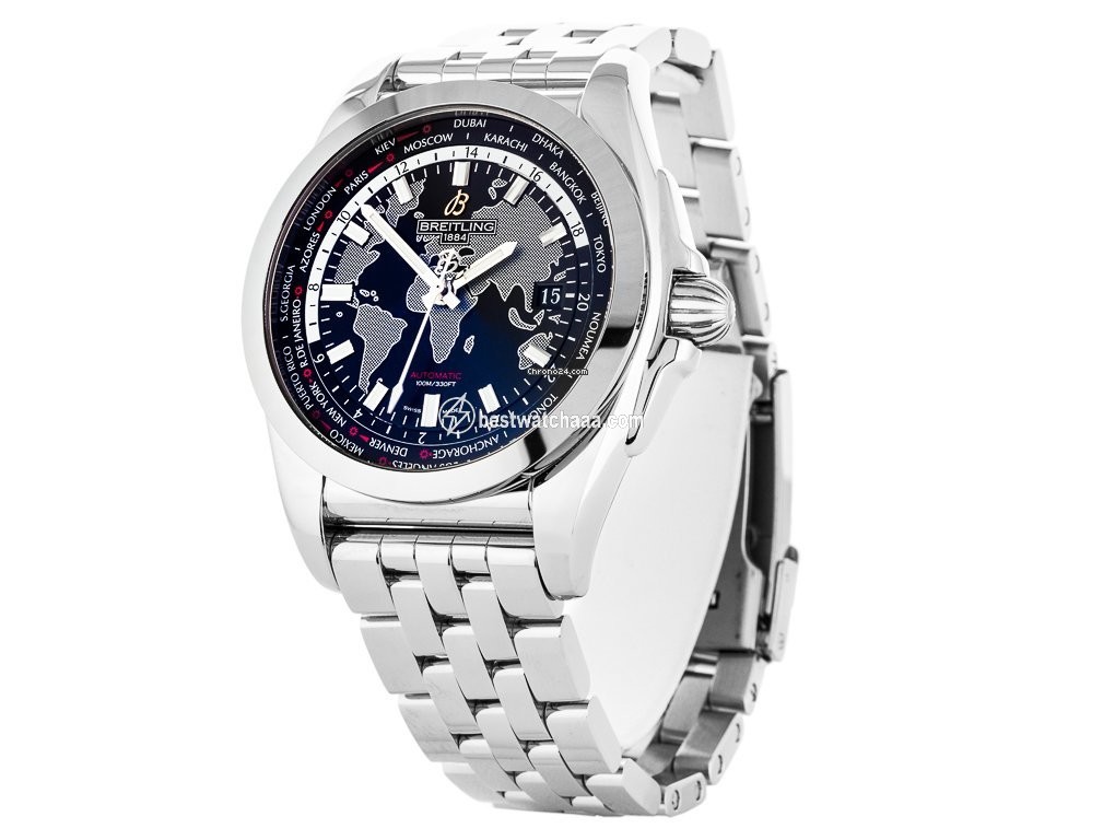 Breitling Galactic Unitime Mens watch Unisex Automatic Steel WB3510U4 BD94 375A - gallery