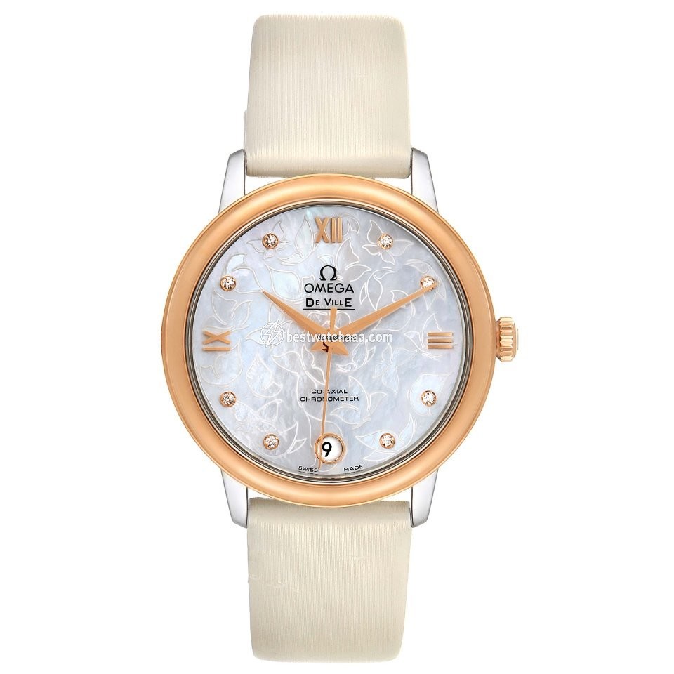 IMG_9085 Omega De Ville Prestige Womens watch Automatic Gold Steel 424.22.33.20.55.001 Replica 2