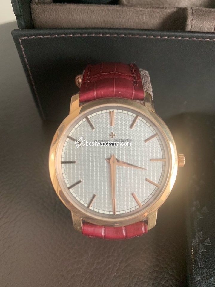 IMG_9085 Vacheron Constantin Patrimony Mens watch Unisex Automatic Rose gold 43075 000R-9884 Replica 2