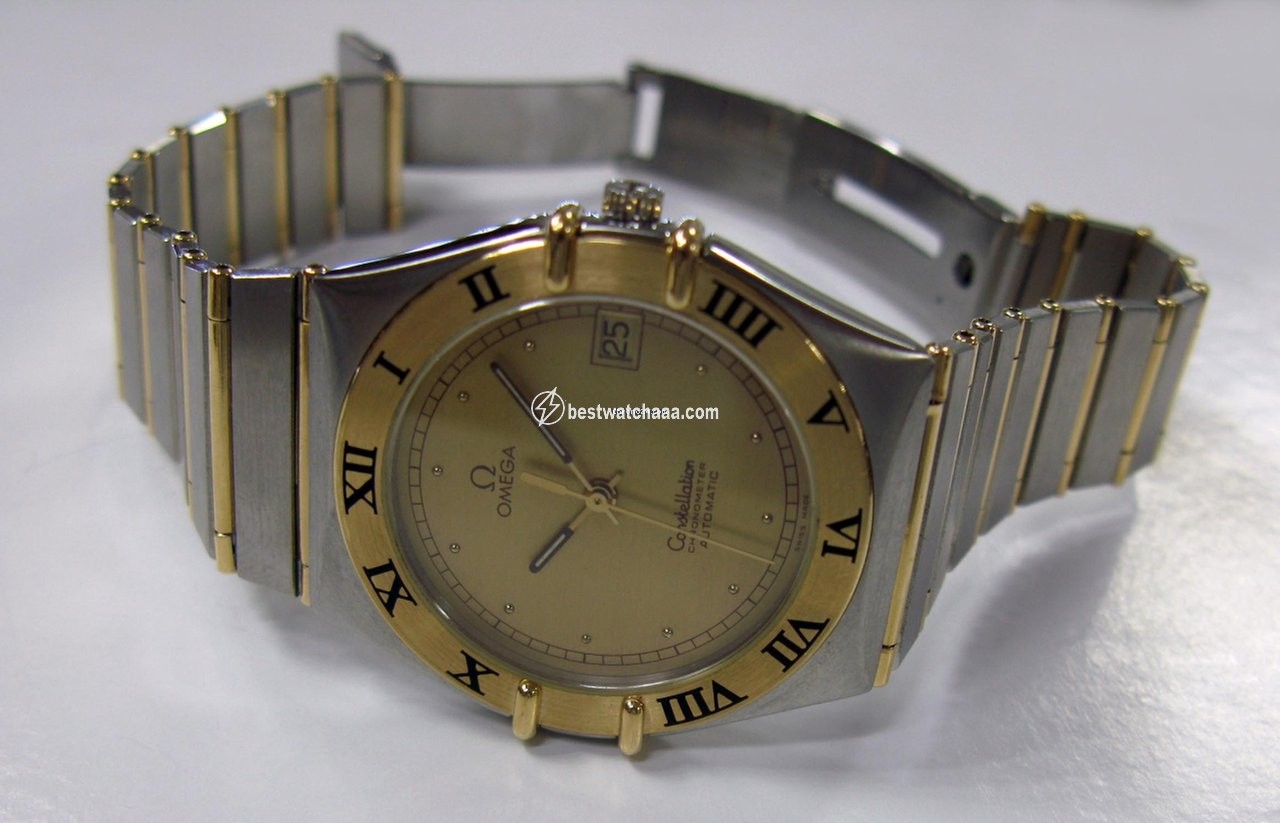 IMG_9085 Omega Constellation Mens watch Unisex Automatic Gold Steel Constellation 1202.1 Replica 2