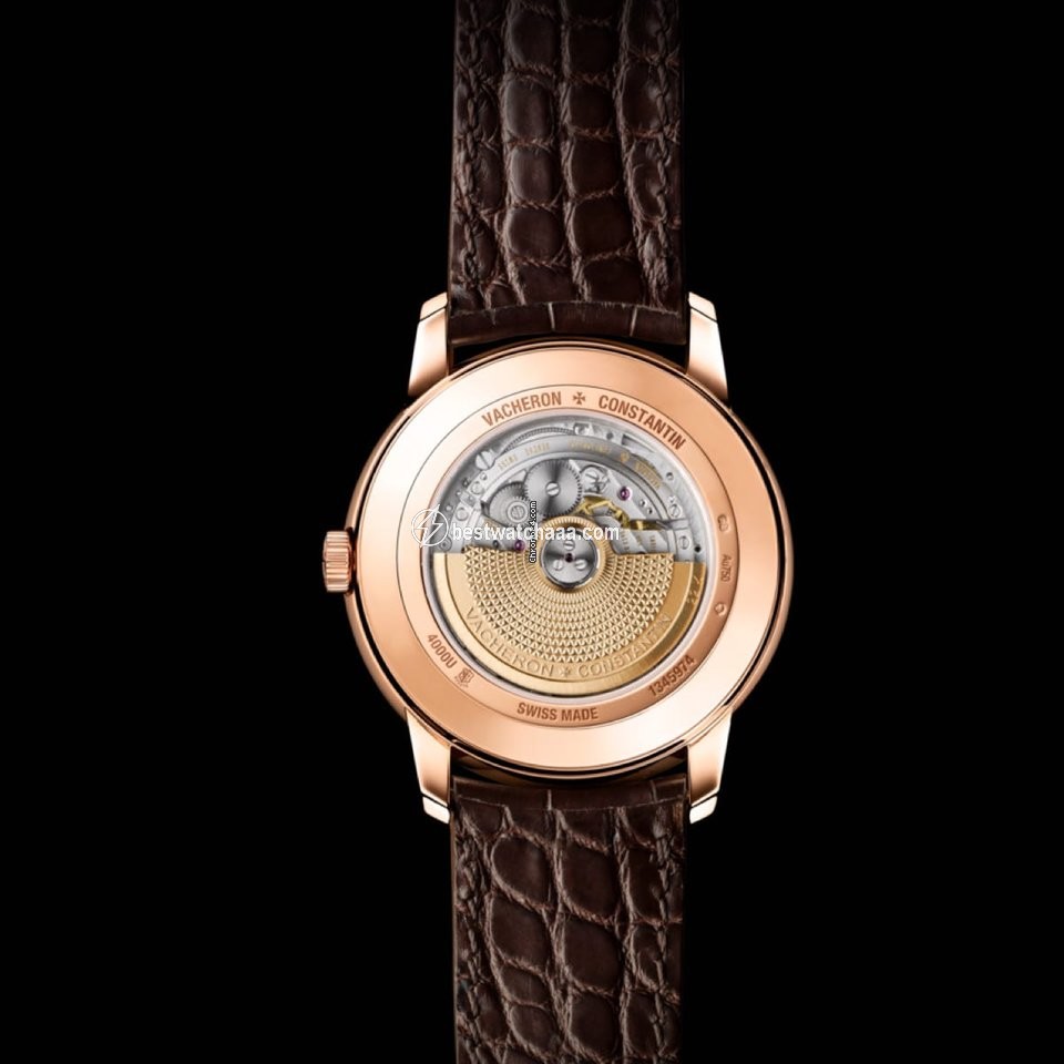 IMG_9085 Vacheron Constantin Patrimony Mens watch Unisex Automatic Rose gold 4000U 000R-B110 Replica 2