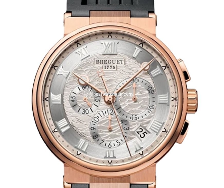 IMG_9085 Breguet Marine Mens watch Unisex Automatic Rose gold 5527BR 12 5WV Replica 2