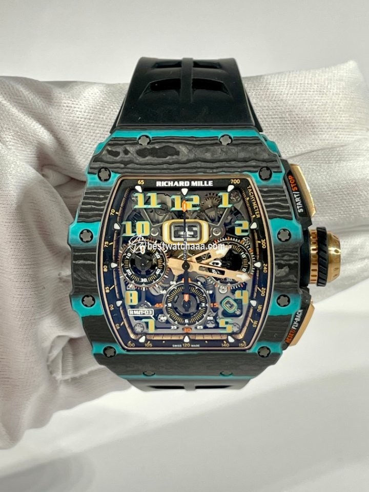 IMG_9085 Richard Mille RM 011 Mens watch Unisex Automatic Richard Mille RM011-03 Ultimate Edition Replica 2