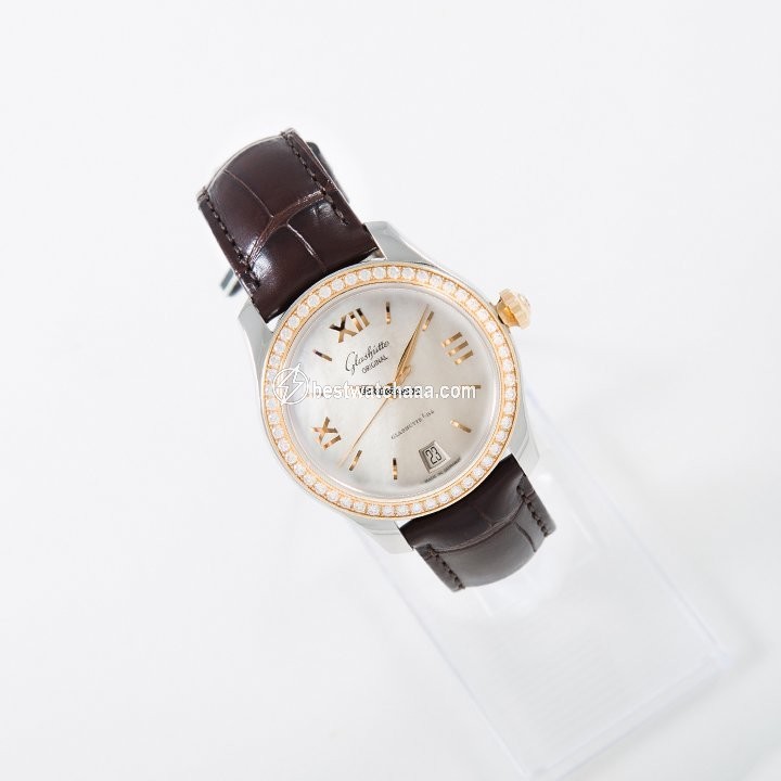 IMG_9085 Glashutte Original Lady Serenade Womens watch Automatic Gold Steel 1-39-22-09-16-44 Replica 2
