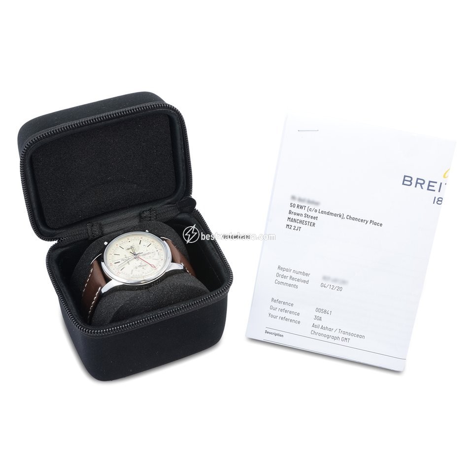 IMG_9085 Breitling Transocean Chronograph GMT Mens watch Unisex Automatic Steel AB045112 G772 Replica 2