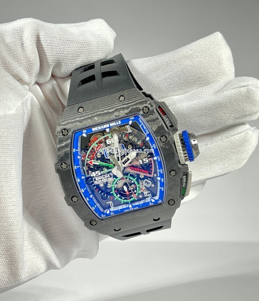 IMG_9085 Richard Mille RM 011 Mens watch Unisex Automatic Carbon Richard Mille RM11-04 Replica 2