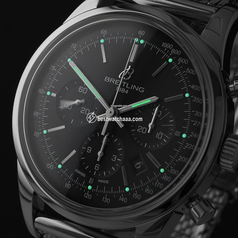 IMG_9085 Breitling Transocean Chronograph Mens watch Unisex Automatic Steel AB015212.BA99 Replica 2