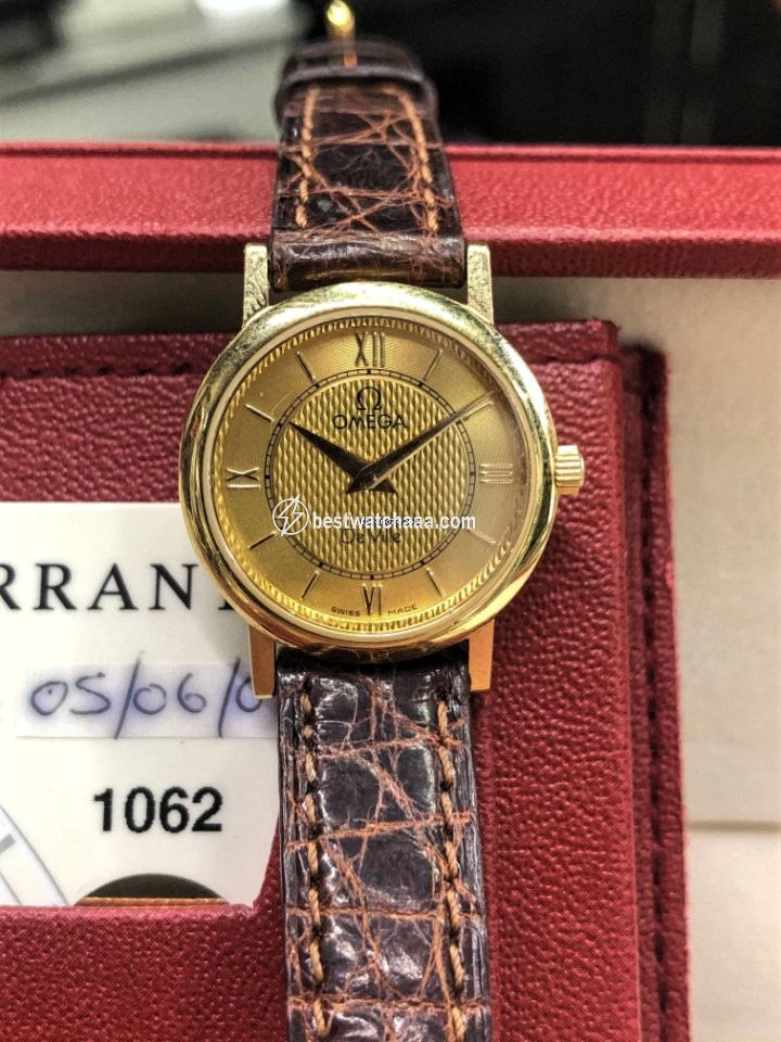 IMG_9085 Omega De Ville Womens watch Quartz Yellow gold 7360.14.12 Replica 2