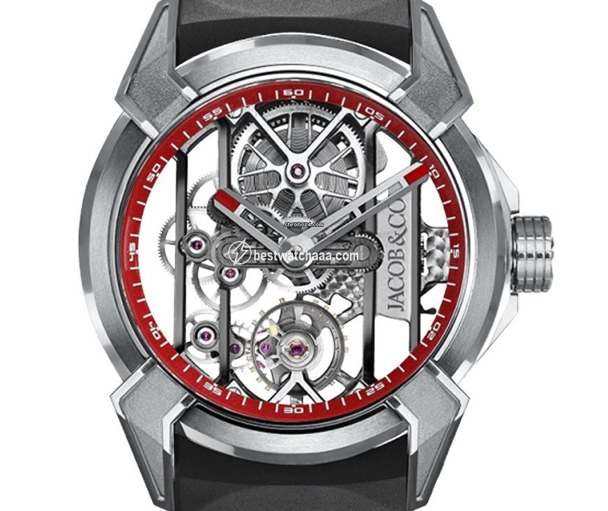 IMG_9085 Jacob & Co. Mens watch Unisex Manual winding Titanium EX100.20.NS.RW.A Replica 2