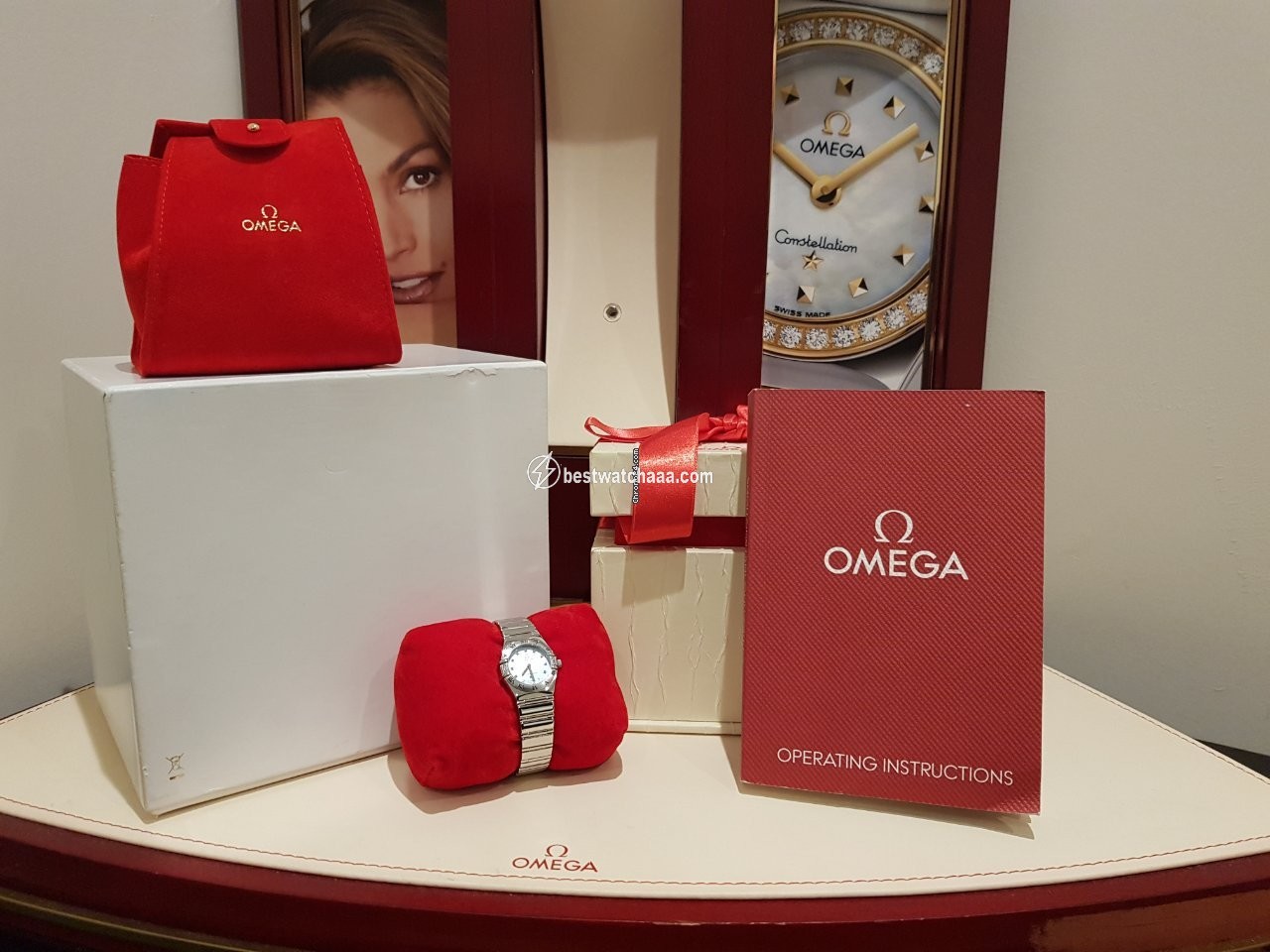 IMG_9085 Omega Constellation Womens watch Quartz Steel 1566.86.00 Replica 2