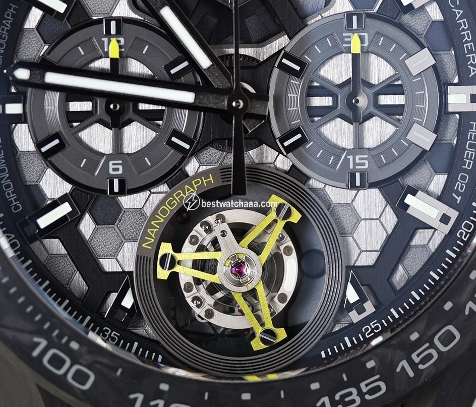 IMG_9085 TAG Heuer Carrera Heuer-02T Mens watch Unisex Automatic Titanium CAR5A8K.FT6172 Replica 2
