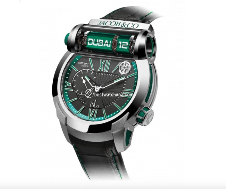 IMG_9085 Jacob & Co. Mens watch Unisex Automatic Titanium ES101.20.NS.YG.A Replica 2