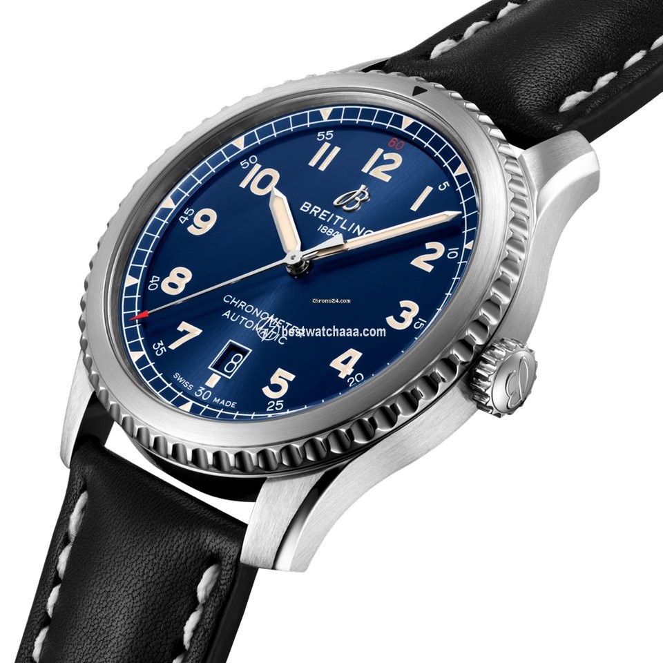 IMG_9085 Breitling Aviator 8 Mens watch Unisex Automatic Steel A17315101C1X4 Replica 2