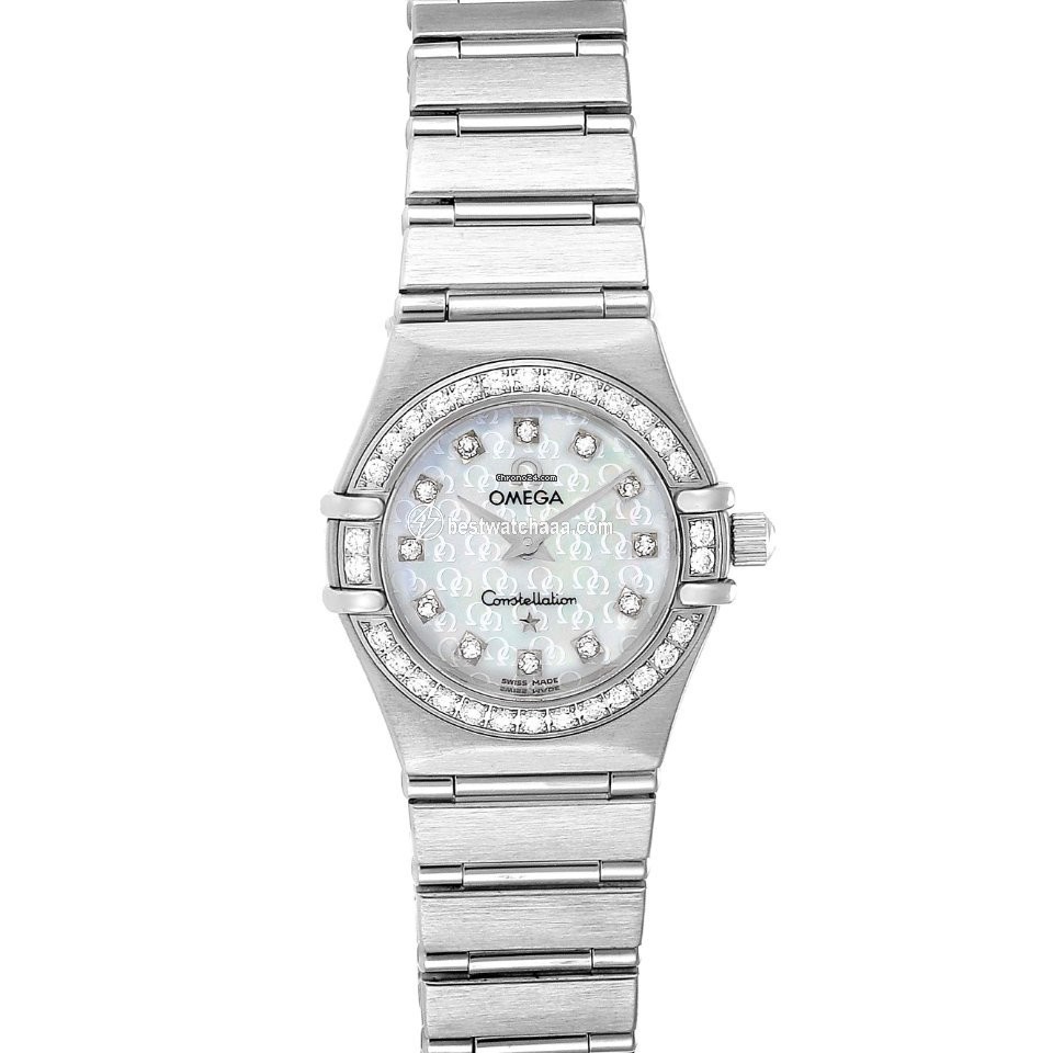 IMG_9085 Omega Constellation Ladies Womens watch Quartz Steel 1460.75.00 Replica 2