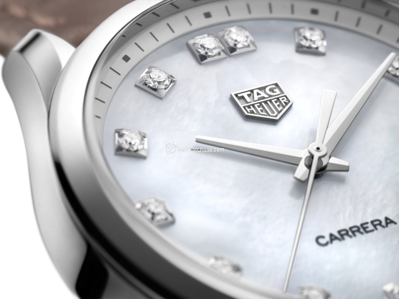 IMG_9085 TAG Heuer Carrera Lady Womens watch Quartz Steel WBK1318.FC8258 Replica 2