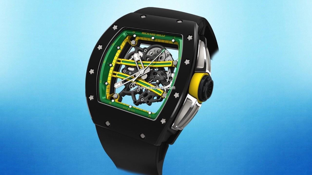IMG_9085 Richard Mille RM 061 Mens watch Unisex Ceramic RM 61-01 YOHAN BLAKE Replica 2