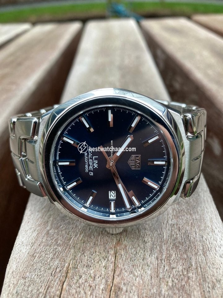 IMG_9085 TAG Heuer Link Calibre 5 Mens watch Unisex Automatic Steel WBC2112.BA0603 Replica 2