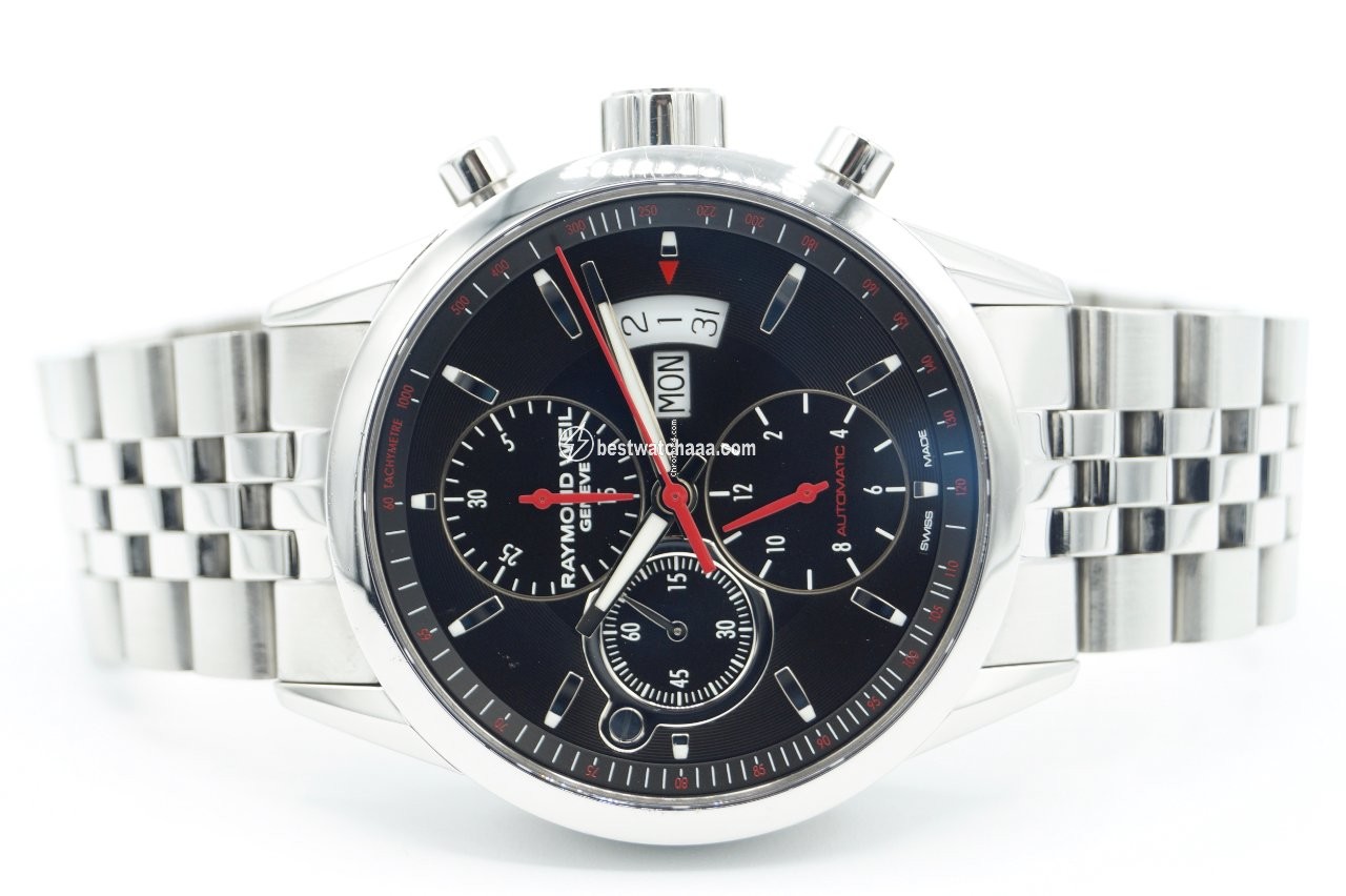 IMG_9085 Raymond Weil Freelancer Mens watch Unisex Automatic Steel 7730-ST-20041 Replica 2