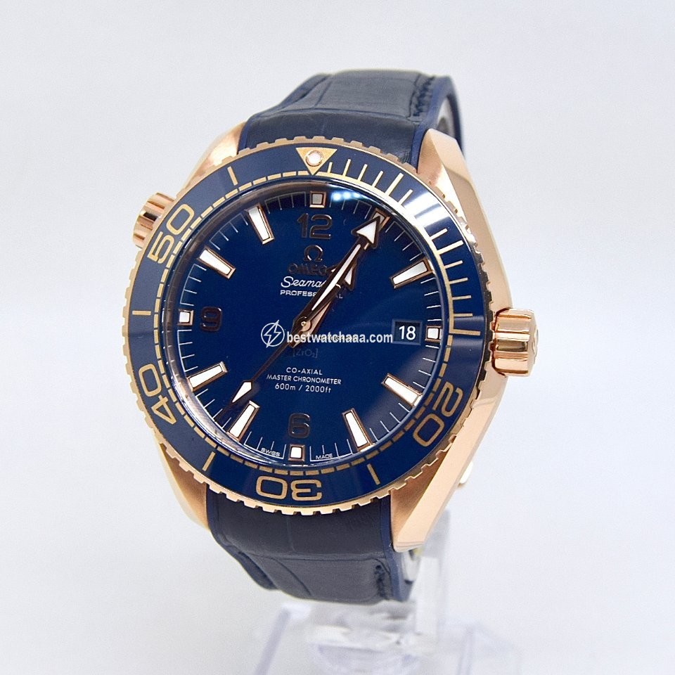 IMG_9085 Omega Seamaster Planet Ocean Mens watch Unisex Automatic Rose gold 215.63.44.21.03.001 Replica 2